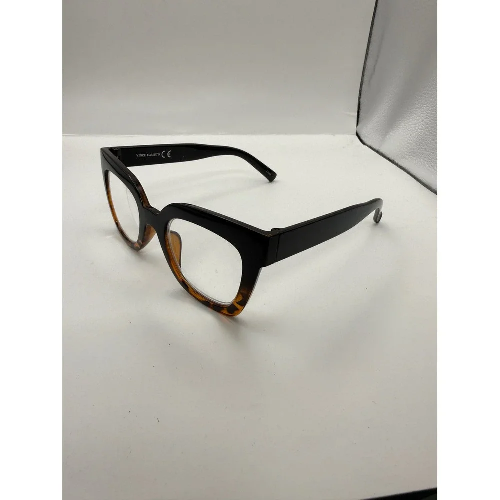Vince Camuto Reading Glasses +3.00 Black Tortoise‎ Square Frame CVCX0401-E VX121